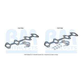 Montavimo komplektas, katalizatoriaus keitiklis BM CATALYSTS FK91758