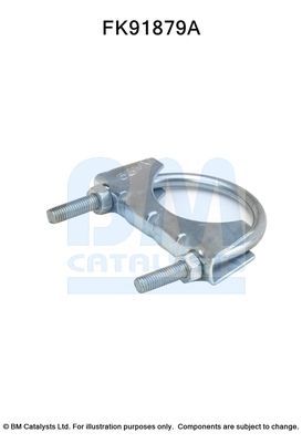 Montavimo komplektas, katalizatoriaus keitiklis BM CATALYSTS FK91879