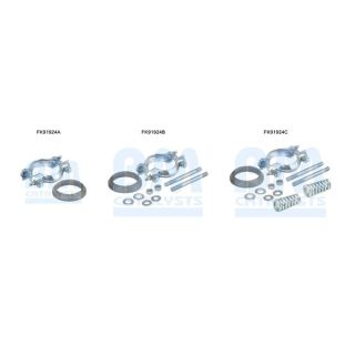 Montavimo komplektas, katalizatoriaus keitiklis BM CATALYSTS FK91924