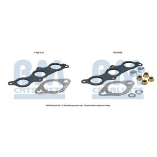 Montavimo komplektas, katalizatoriaus keitiklis BM CATALYSTS FK92152