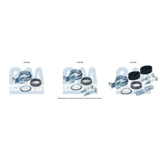 Montavimo komplektas, katalizatoriaus keitiklis BM CATALYSTS FK92158