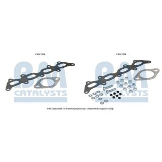 Montavimo komplektas, katalizatoriaus keitiklis BM CATALYSTS FK92175