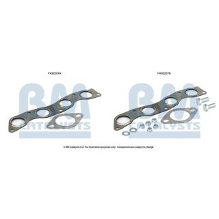 Montavimo komplektas, katalizatoriaus keitiklis BM CATALYSTS FK92207