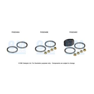 Montavimo komplektas, katalizatoriaus keitiklis BM CATALYSTS FK92346