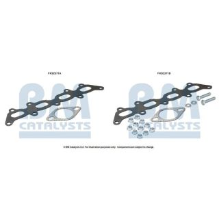 Montavimo komplektas, katalizatoriaus keitiklis BM CATALYSTS FK92371