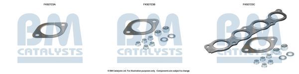 Montavimo komplektas, katalizatoriaus keitiklis BM CATALYSTS FK92723