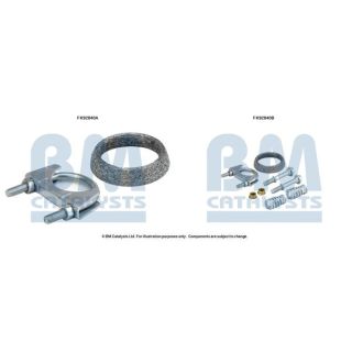 Montavimo komplektas, katalizatoriaus keitiklis BM CATALYSTS FK92840