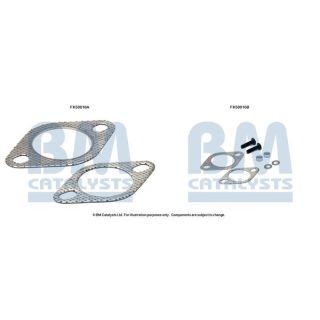 Montavimo komplektas, išmetimo vamzdis BM CATALYSTS FK50016