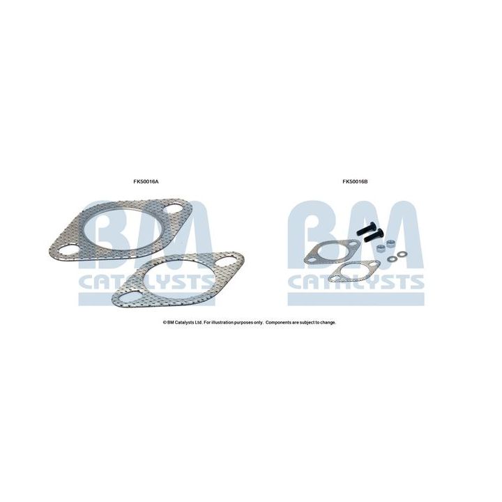 Montavimo komplektas, išmetimo vamzdis BM CATALYSTS FK50016
