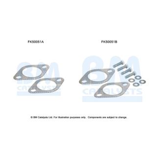 Montavimo komplektas, išmetimo vamzdis BM CATALYSTS FK50051