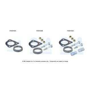 Montavimo komplektas, išmetimo vamzdis BM CATALYSTS FK50102