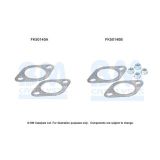 Montavimo komplektas, išmetimo vamzdis BM CATALYSTS FK50140