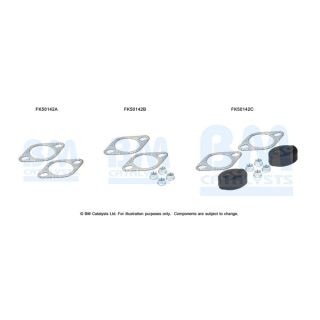 Montavimo komplektas, išmetimo vamzdis BM CATALYSTS FK50142