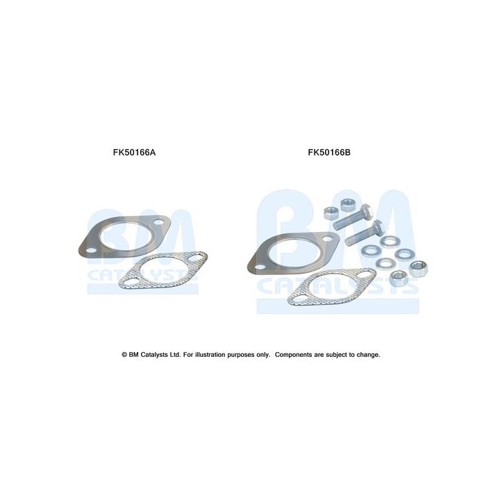 Montavimo komplektas, išmetimo vamzdis BM CATALYSTS FK50166