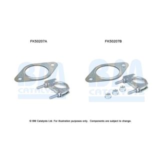 Montavimo komplektas, išmetimo vamzdis BM CATALYSTS FK50207