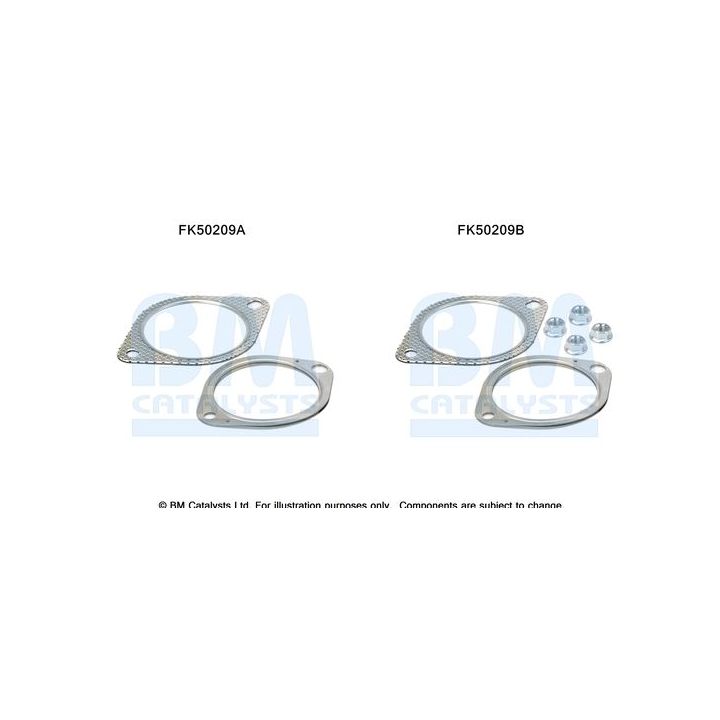 Montavimo komplektas, išmetimo vamzdis BM CATALYSTS FK50209
