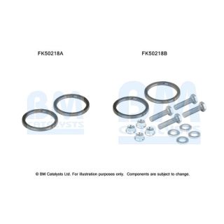 Montavimo komplektas, išmetimo vamzdis BM CATALYSTS FK50218