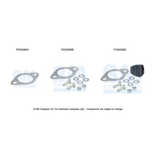Montavimo komplektas, išmetimo vamzdis BM CATALYSTS FK50269