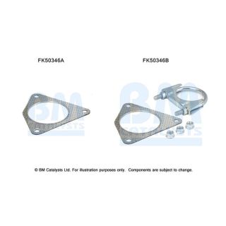 Montavimo komplektas, išmetimo vamzdis BM CATALYSTS FK50346