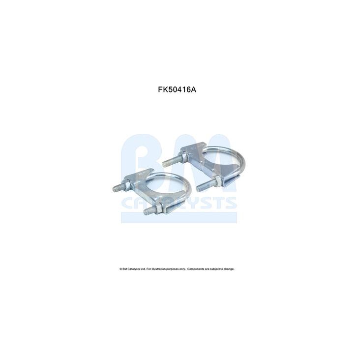 Montavimo komplektas, išmetimo vamzdis BM CATALYSTS FK50416