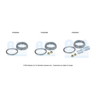 Montavimo komplektas, išmetimo vamzdis BM CATALYSTS FK50540