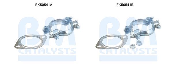 Montavimo komplektas, išmetimo vamzdis BM CATALYSTS FK50541