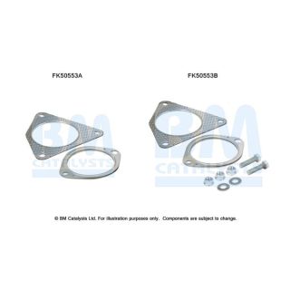 Montavimo komplektas, išmetimo vamzdis BM CATALYSTS FK50553