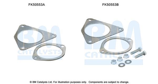 Montavimo komplektas, išmetimo vamzdis BM CATALYSTS FK50553