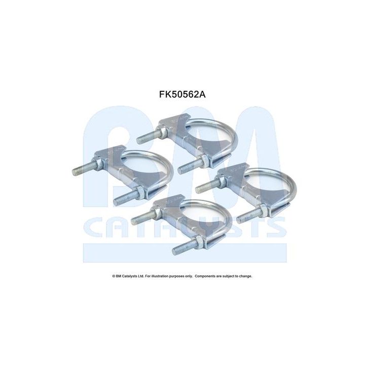 Montavimo komplektas, išmetimo vamzdis BM CATALYSTS FK50562
