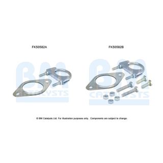 Montavimo komplektas, išmetimo vamzdis BM CATALYSTS FK50582