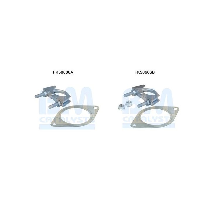 Montavimo komplektas, išmetimo vamzdis BM CATALYSTS FK50606