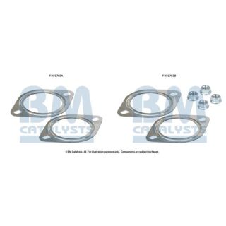 Montavimo komplektas, išmetimo vamzdis BM CATALYSTS FK50783