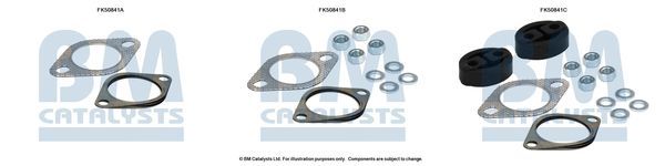 Montavimo komplektas, išmetimo vamzdis BM CATALYSTS FK50841