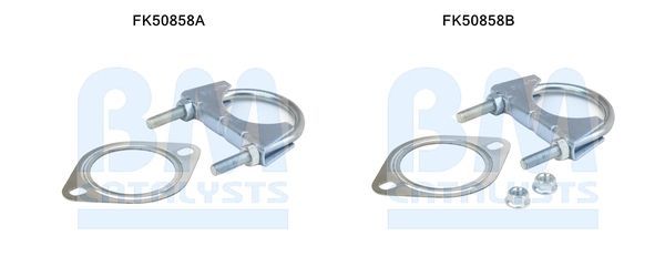 Montavimo komplektas, išmetimo vamzdis BM CATALYSTS FK50858