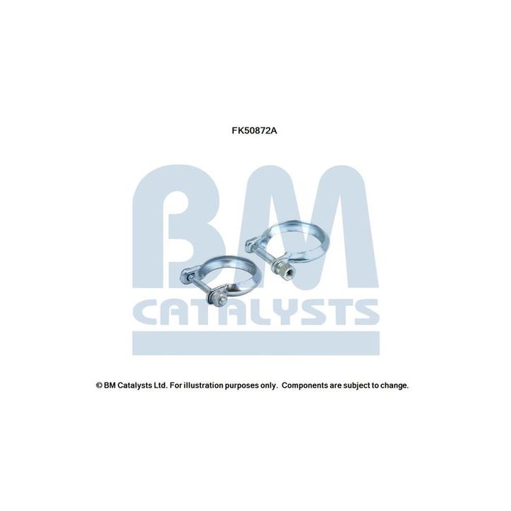 Montavimo komplektas, išmetimo vamzdis BM CATALYSTS FK50872