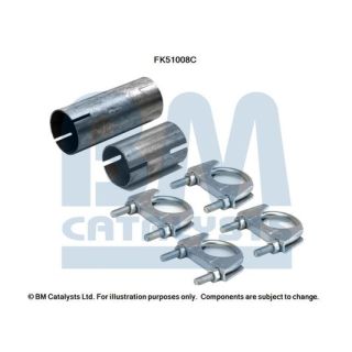 Montavimo komplektas, išmetimo vamzdis BM CATALYSTS FK51008