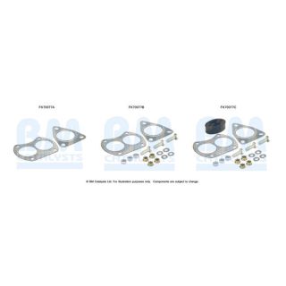 Montavimo komplektas, išmetimo vamzdis BM CATALYSTS FK70077