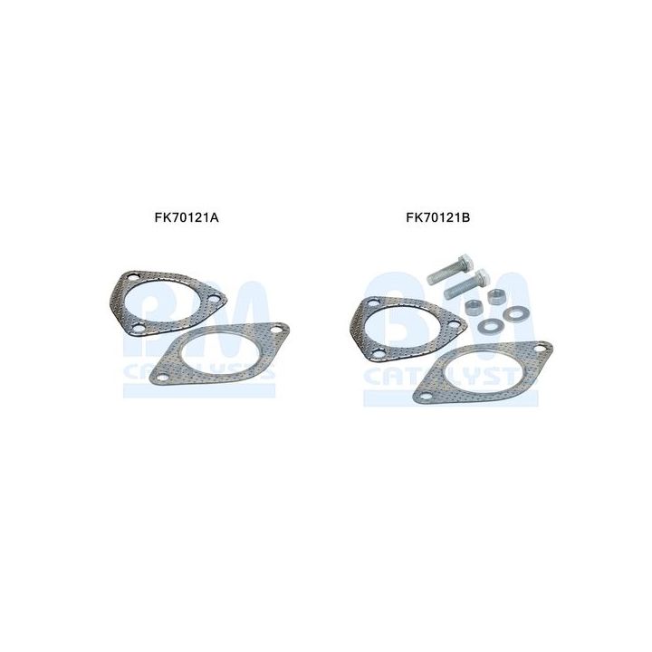 Montavimo komplektas, išmetimo vamzdis BM CATALYSTS FK70121