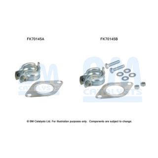 Montavimo komplektas, išmetimo vamzdis BM CATALYSTS FK70145