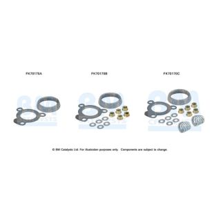Montavimo komplektas, išmetimo vamzdis BM CATALYSTS FK70170