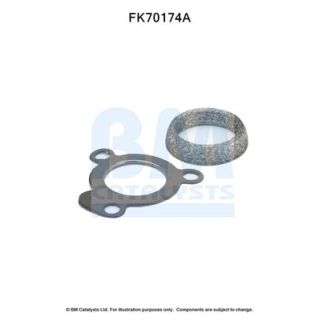 Montavimo komplektas, išmetimo vamzdis BM CATALYSTS FK70174