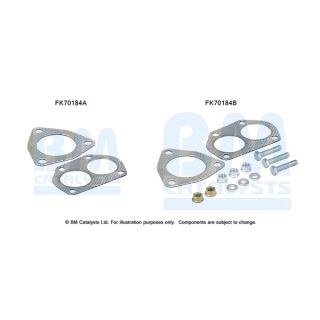 Montavimo komplektas, išmetimo vamzdis BM CATALYSTS FK70184
