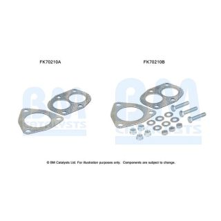 Montavimo komplektas, išmetimo vamzdis BM CATALYSTS FK70210