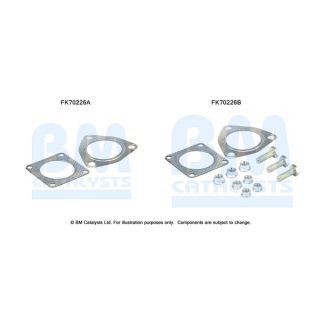 Montavimo komplektas, išmetimo vamzdis BM CATALYSTS FK70226