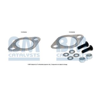 Montavimo komplektas, išmetimo vamzdis BM CATALYSTS FK70245