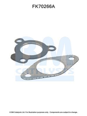 Montavimo komplektas, išmetimo vamzdis BM CATALYSTS FK70266