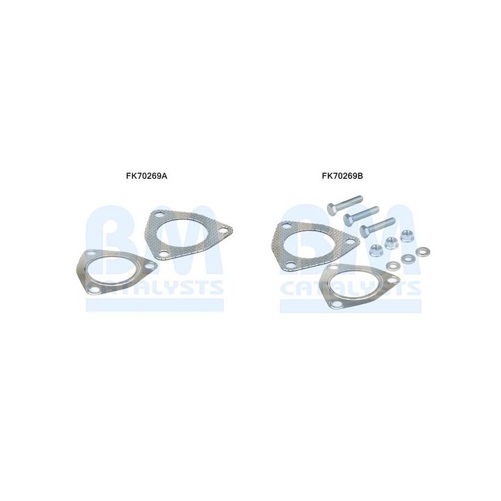 Montavimo komplektas, išmetimo vamzdis BM CATALYSTS FK70269