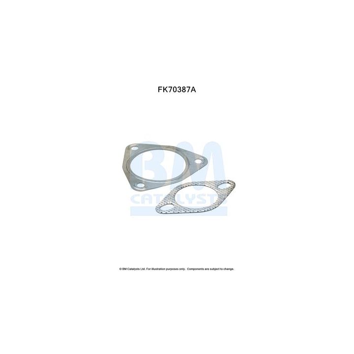 Montavimo komplektas, išmetimo vamzdis BM CATALYSTS FK70387