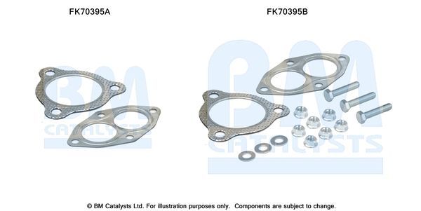 Montavimo komplektas, išmetimo vamzdis BM CATALYSTS FK70395