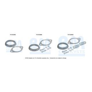 Montavimo komplektas, išmetimo vamzdis BM CATALYSTS FK70398